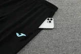 2024 JOM Black White Half Pull Tracksuit #809(半拉链)