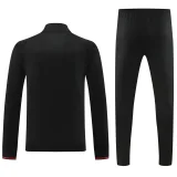 2024 JOM Red Black Half Pull Tracksuit #811(半拉链)