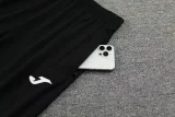 2024 JOM White Black Half Pull Tracksuit #811(半拉链)