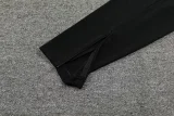 2024 JOM White Black Half Pull Tracksuit #811(半拉链)