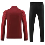 2024 JOM Red Half Pull Tracksuit #809(半拉链)