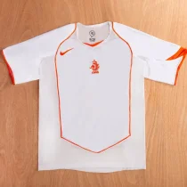 2004 Netherlands Away Retro Soccer Jersey