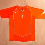 2004 Netherlands Home Retro Soccer Jersey