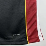 22-23 HEAT JAQUEZ JR. #11 Black Top Quality Hot Pressing NBA Jersey (V领）