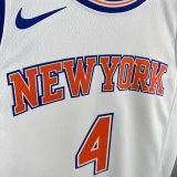 2018-19 KNICKS ROSE #4 White Top Quality Hot Pressing NBA Jersey