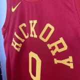 2018-19 Indiana Pacers HALIBURTON #0 Red Retro Top Quality Hot Pressing NBA Jersey
