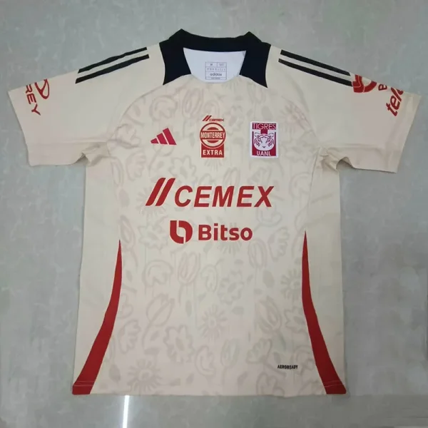 24-25 Tigres UANL Light Yellow Limited Edition Fans Soccer Jersey