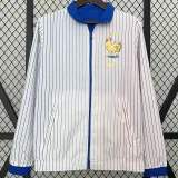24-25 France Blue & White Double Sided Windbreaker (双面风衣)