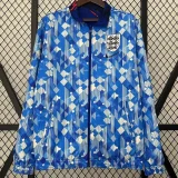24-25 England Royal blue & Blue Double Sided Windbreaker (双面风衣)