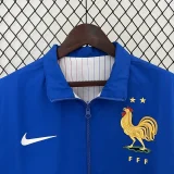 24-25 France Blue & White Double Sided Windbreaker (双面风衣)