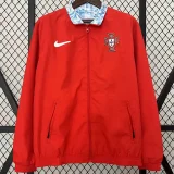 24-25 Portugal Red & Blue Double Sided Windbreaker (双面风衣)