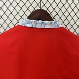 24-25 Portugal Red & Blue Double Sided Windbreaker (双面风衣)