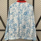 24-25 Portugal Red & Blue Double Sided Windbreaker (双面风衣)