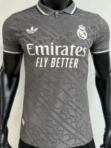 24-25 RMA Grey  Player Version Soccer Jersey