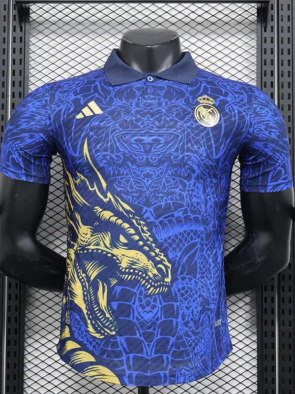 US$ 16.00 - 24-25 RMA Blue Special Edition Player Version Soccer Jersey ...