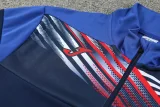 2024 JOM Royal Blue Half Pull Tracksuit #810(半拉链)