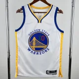 WARRIORS CURRY #30 White Top Quality Hot Pressing NBA Jersey (V领)