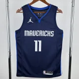 20-21 Dallas Mavericks IRVING #11 Royal Blue Top Quality Hot Pressing NBA Jersey (Trapeze Edition)飞人版