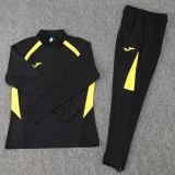 2024 JOM Black Half Pull Tracksuit (半拉链)