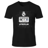 23-24 RMA Black UCL Final 2024 100%Cotton T-Shirt