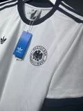 2024 Germany White Casual Retro Edition T-Shirts (Pure Cotton)