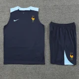 24-25 France Royal Blue Tank top and shorts suit