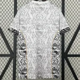23-24 RMA White Special Edition Fans Soccer Jersey *队徽花纹