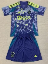 24-25 Ajax Away Kids Soccer Jersey