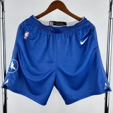 23-24 TIMBERWOLVES Blue City Edition Top Quality NBA Pants