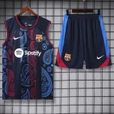 24-25 BAR Black Tank top and shorts suit (印花)