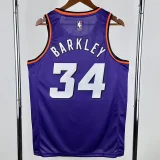 22-23 SUNS BARKLEY #35 Purple Retro Top Quality Hot Pressing NBA Jersey