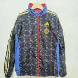 2024 Man Utd Red & Black Double Sided Windbreaker (双面风衣)
