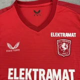 24-25 Twente FC Home Fans Soccer Jersey