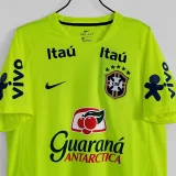 2020 Brazil Fluorescent Green Training shirts