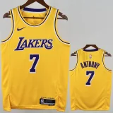22-23 Lakers ANTHONY #7 Yellow Top Quality Hot Pressing NBA Jersey(圆领) 22-23 Lakers ANTHONY #7 Yellow Top Quality Hot Pressing NBA Jersey(圆领)