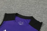 24-25 Germany Purple Black Tank top and shorts suit
