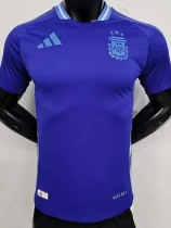 2024 Argentina Away Player Version Soccer Jersey #CA
