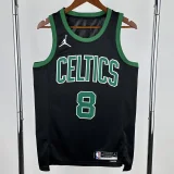 22-23 Celtics PORZINGIS #8 Black Top Quality Hot Pressing NBA Jersey (Trapeze Edition) 飞人版
