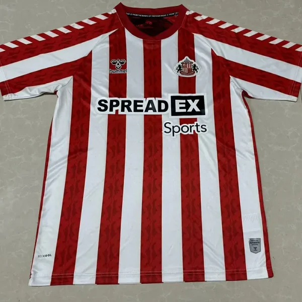 24-25 Sunderland Home Fans Soccer Jersey