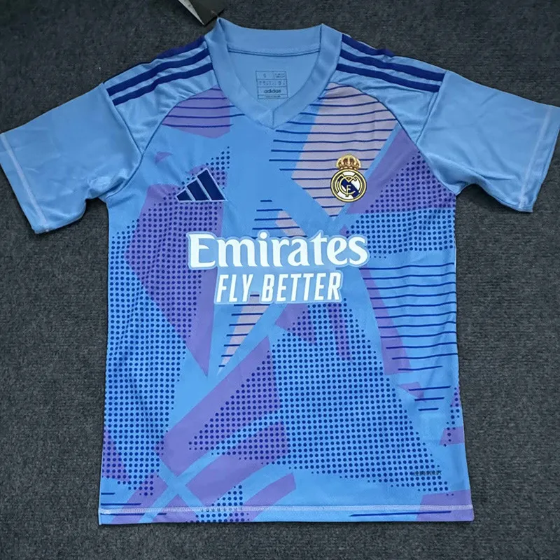 US$ 14.50 - 24-25 RMA Blue GoalKeeper Fans Soccer Jersey - www.motios6.com