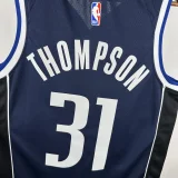 22-23 Dallas Mavericks THOMPSON #31 Royal Blue Top Quality Hot Pressing NBA Jersey (Trapeze Edition)飞人版