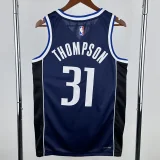 22-23 Dallas Mavericks THOMPSON #31 Royal Blue Top Quality Hot Pressing NBA Jersey (Trapeze Edition)飞人版