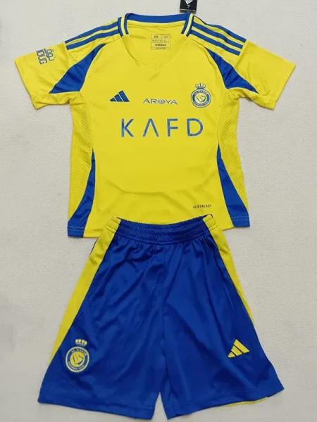 24-25 AL-Nassr Home Kids Soccer Jersey