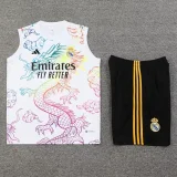 24-25 RMA White Tank top and shorts suit #彩龙