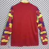 1996 England Goalkeeper Retro Long Sleeve Soccer Jersey (长袖)