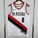 22-23 Trail Blazers AVDIJA #8 White Top Quality Hot Pressing NBA Jersey