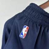 22-23 TIMBERWOLVES Dark blue Away Top Quality NBA Pants