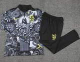 24-25 Brazil Black Kids Half Pull Special Edition (童装)(半拉链)