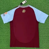 24-25 Aston Villa Home Fans Soccer Jersey