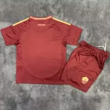24-25 Roma Home Kids Soccer Jersey